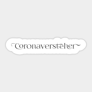 Coronaversteher Sticker